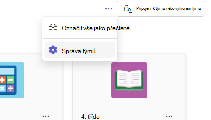 Správa týmů