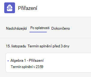 po splatnosti