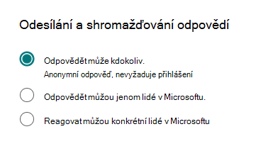 Snímek obrazovky s možností kdokoli.