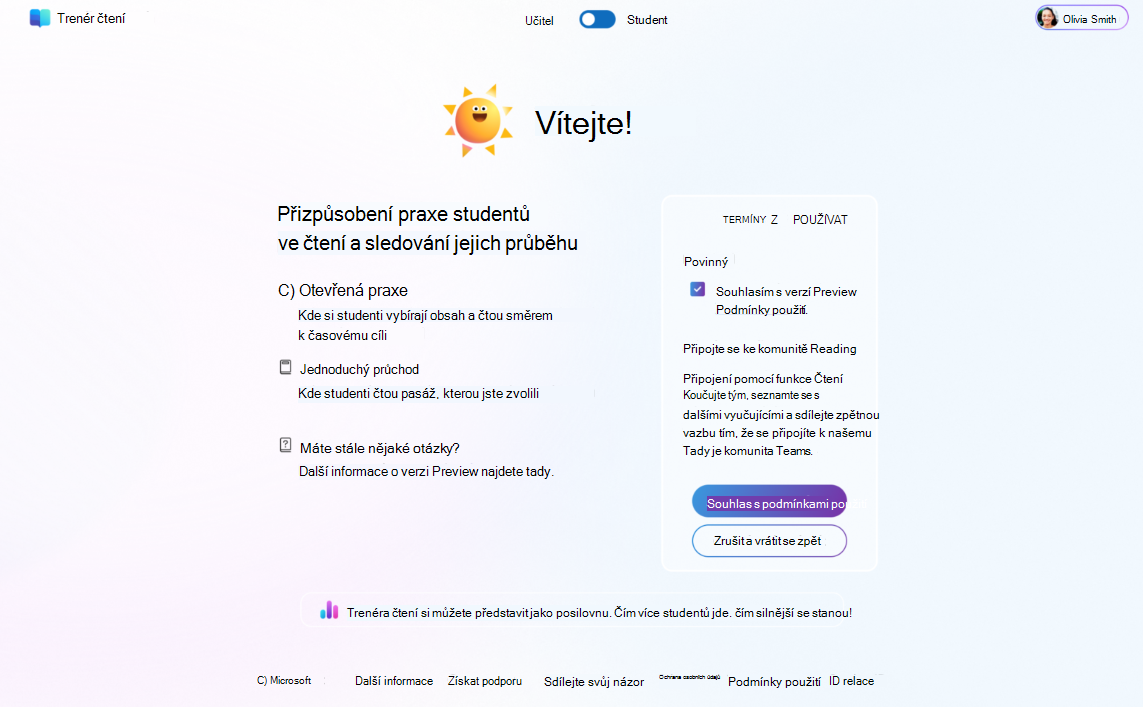 Přizpůsobení praxe čtení pro studenty
