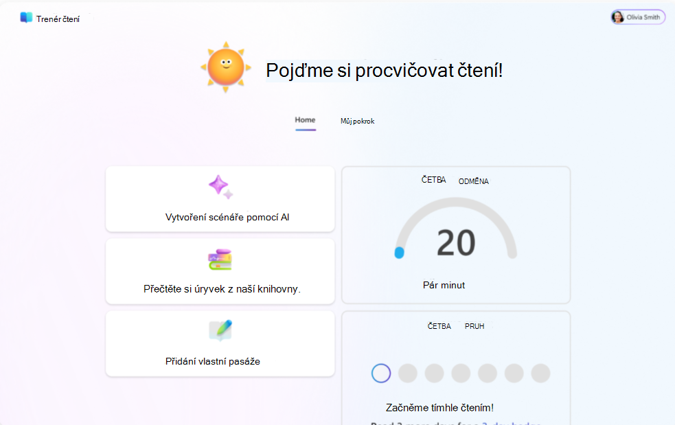 Trenér čtení