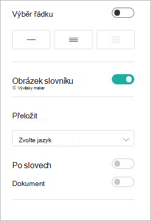 Předvolby čtení