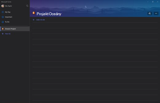 Vytvoření projektu
