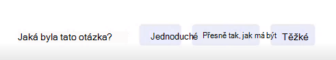 Snímek obrazovky s hodnocením.