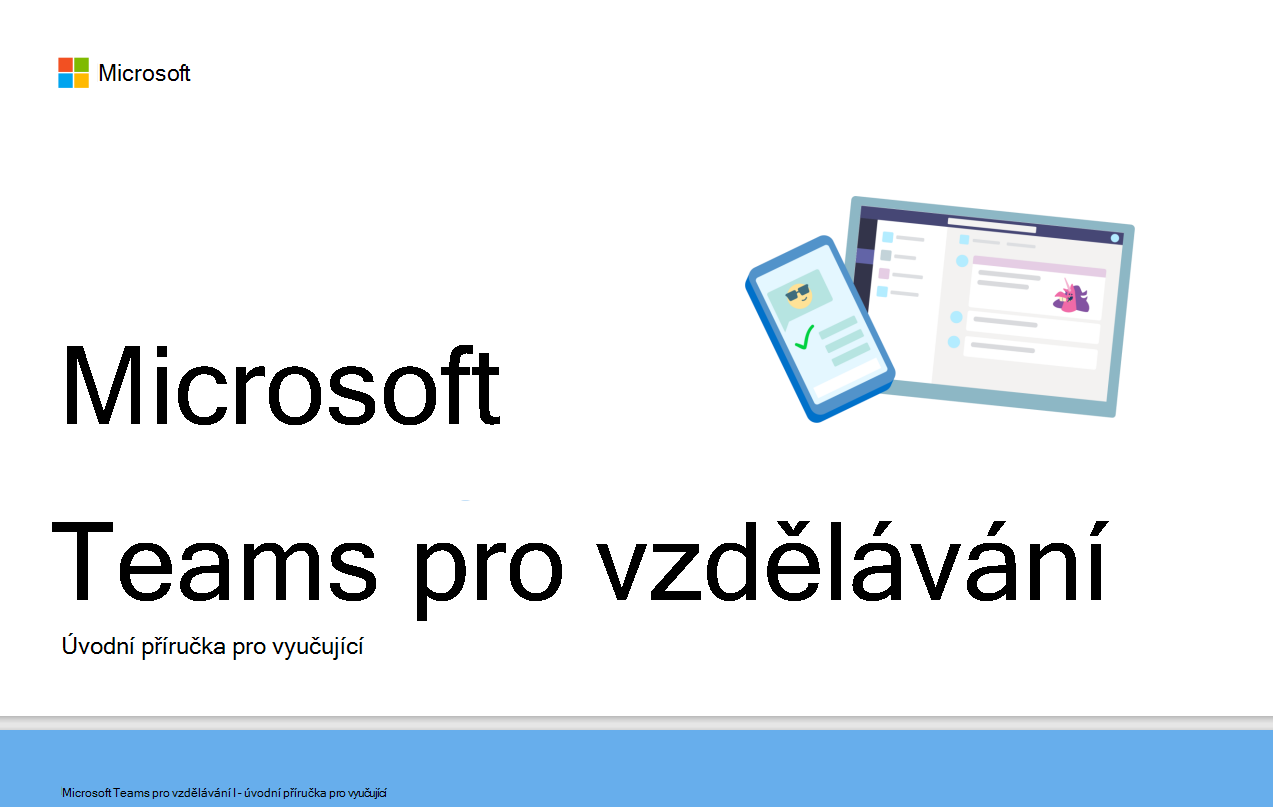 Snímek obrazovky s aplikací Teams pro vzdělávací organizace.