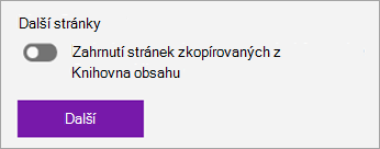 Snímek obrazovky se stránkou distribuovat.