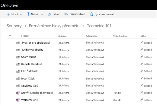 Snímek obrazovky s otevřeným poznámkovým blokem