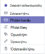 Přidat kanál