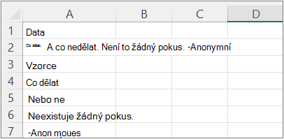 Výsledky příkladu 3