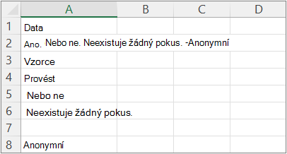 Výsledky příkladu 5