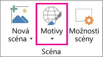 Možnost Motivy 3D map