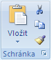 Vzhled pásu karet aplikace Excel