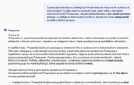 Researcher report