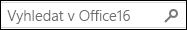 Hledání v Office 16