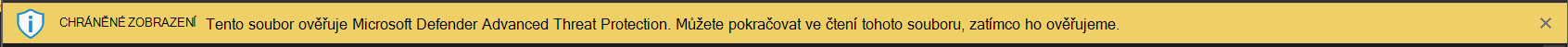 Snímek obrazovky s panelem MDAPT Business Bar při skenování souboru