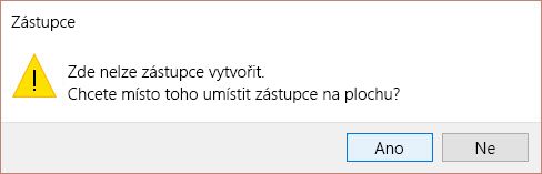Místní upozornění ve Win 10