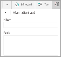 Alternativní text tabulky ve Windows Mobile