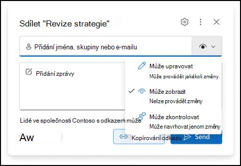 nové okno oprávnění k příloze v Outlooku