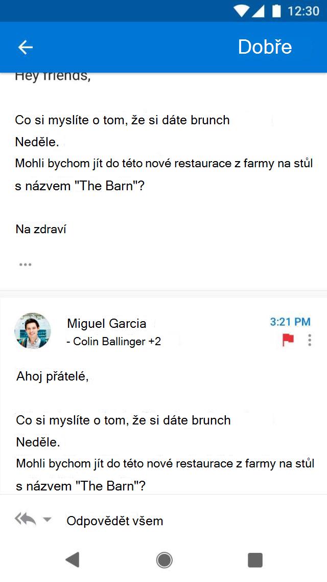 Akce s jednou zprávou