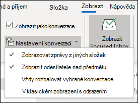 Nastavení konverzací