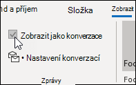 Zobrazit jako konverzaci