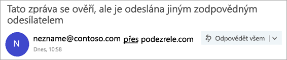 Snímek obrazovky se značkou via