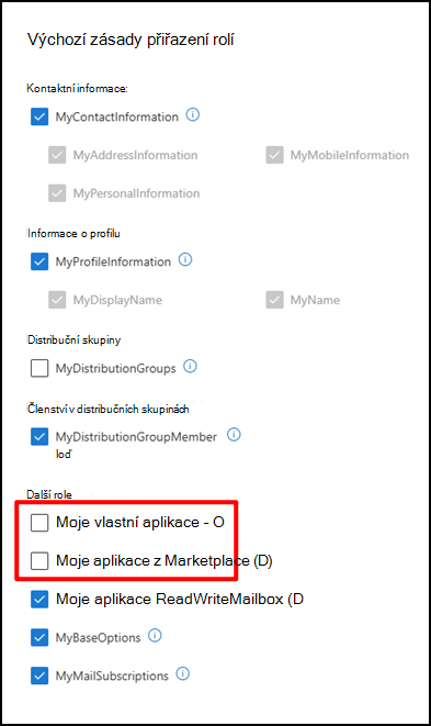 Přiřazení role