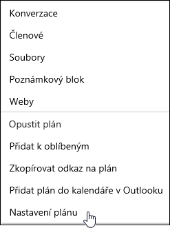 Nechte si posílat e-maily o plánu