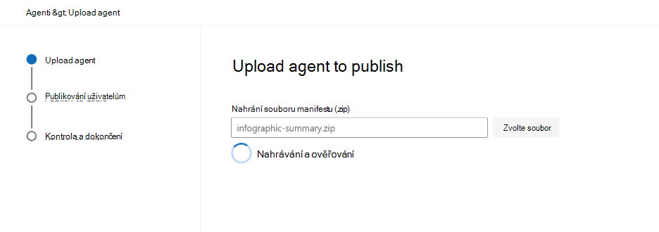 Snímek obrazovky, který ukazuje výsledky ověření balíčku v Centru pro správu Microsoftu 365.