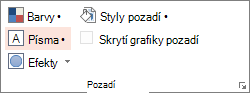 Možnosti pozadí