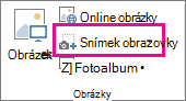 obrazovky Tlačítko Malý snímek obrazovky