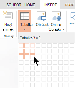 On the Insert tab, select Table.