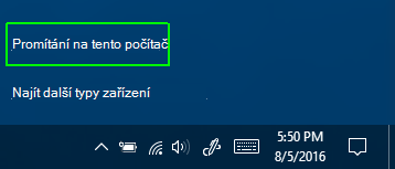 Promítání na tento počítač