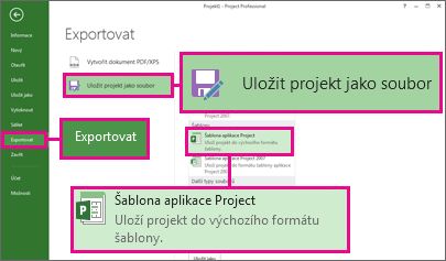 Uložení jako šablony