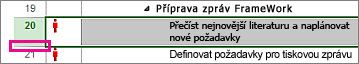 Záhlaví řádku