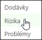 Rizika na panelu Snadné spuštění