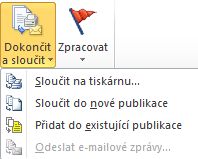 Dokončení hromadné korespondence