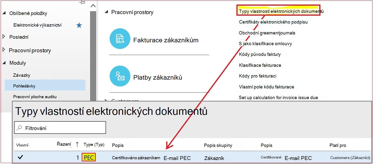 Nastavení elektronických vlastností