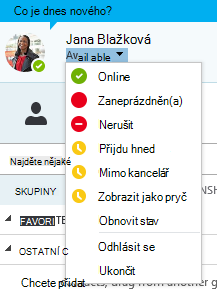 Možnosti stavu