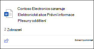 Karta souboru zhuštěná