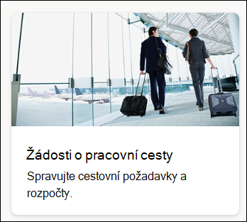 screenshot of list template travel request