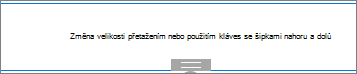 Webová část Spacer v režimu úprav