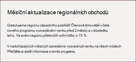 Snímek obrazovky webové části Text