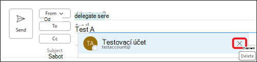 Odstranění e-mailové adresy automatického dokončování v Outlooku