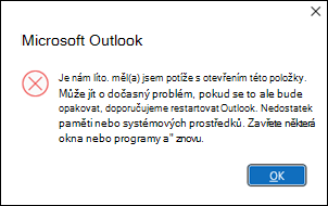 Chyba Outlooku otevřela šedesát e-mailů