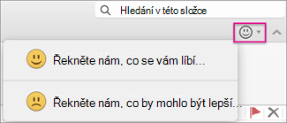 Klikněte na možnost pro odeslání názoru.