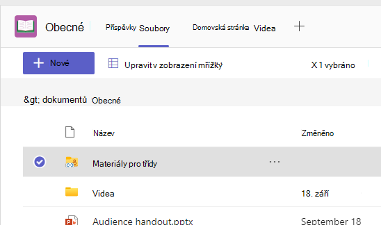 výukové materiály