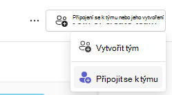připojení se k týmu