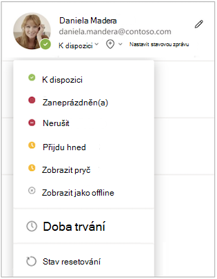 Stavová nabídka