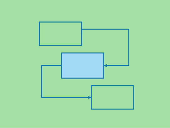 Miniatura šablony Visia pro diagramy procesů
